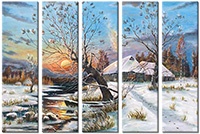 Tablou canvas 5 piese