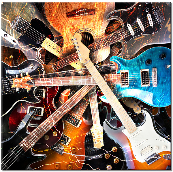 tablou canvas, abstract-fantezie, albastru, arta, arta-contemporana, baruri, bej, diverse, maro, multicolor, muzica