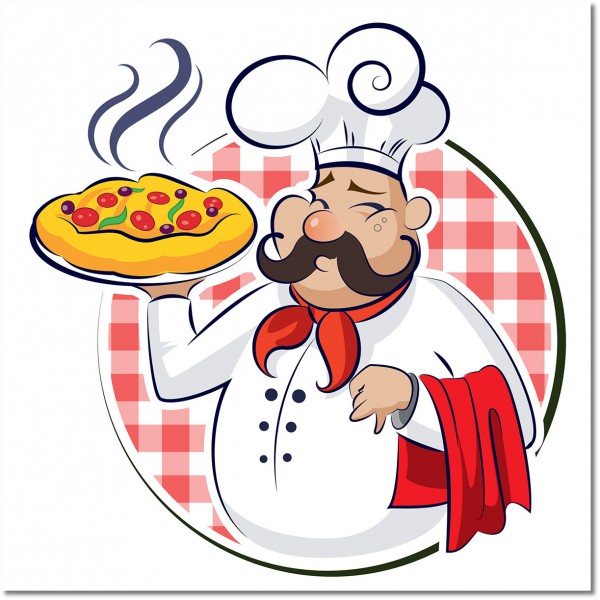 tablou canvas, alb, alimente, alimente-bauturi, bucatarie, desen, diverse, gri, pizza, portocaliu, restaurante, rosu, vintage