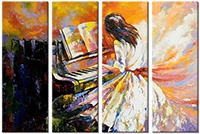 Tablou canvas 4 piese
