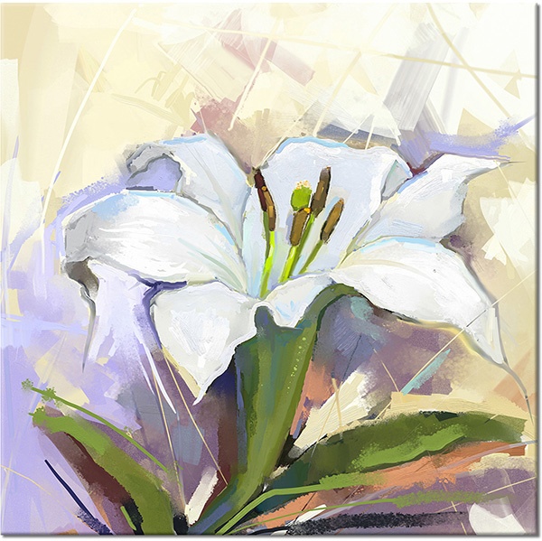 tablou canvas, acuarela, alb, arta, bej, crini, flori, natura-moarta, naturi-moarte-alte-picturi, picturi, verde, violet