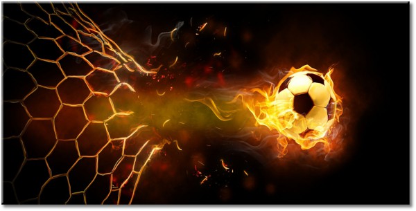 tablou canvas, abstract-fantezie, diverse, diverse-altele, foc, football, galben, maro, negru, portocaliu, sepia, sporturi