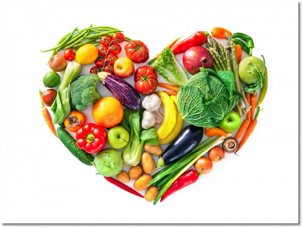 tablou canvas, alb, alimente, alimente-bauturi, bucatarie, diverse, fructe, galben, inima, legume, natura-moarta, portocaliu, restaurante, rosu, verde, violet