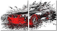 Tablou canvas 2 piese