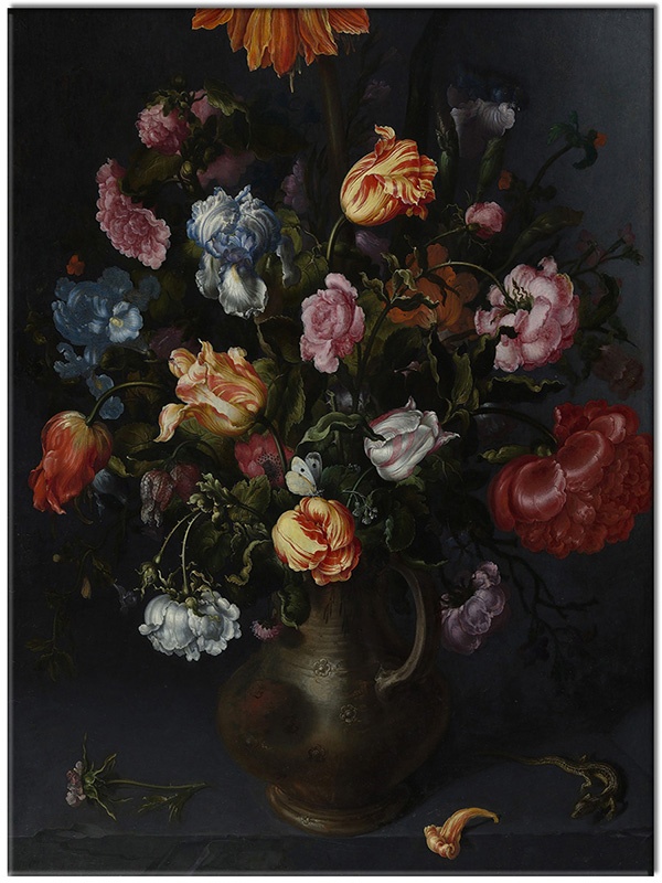 Tablou: O vază cu flori, Jacob Vosmaer