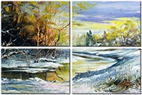 Tablou canvas 4 piese