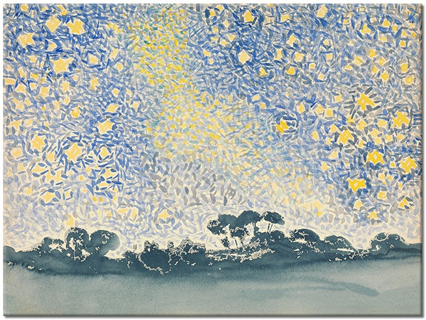 Tablou: Peisaj cu stele, Henri Edmond Cross