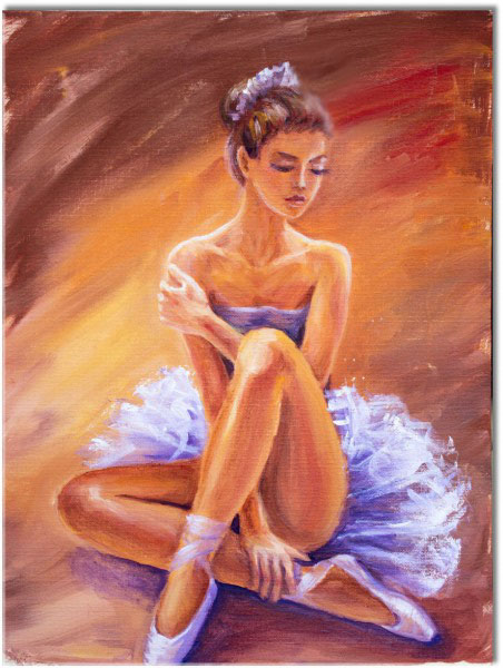 tablou canvas, arta, arta-contemporana, bej, dans, diverse, femei, maro, picturi, picturi-personaje, portocaliu, rosu, sexy, violet