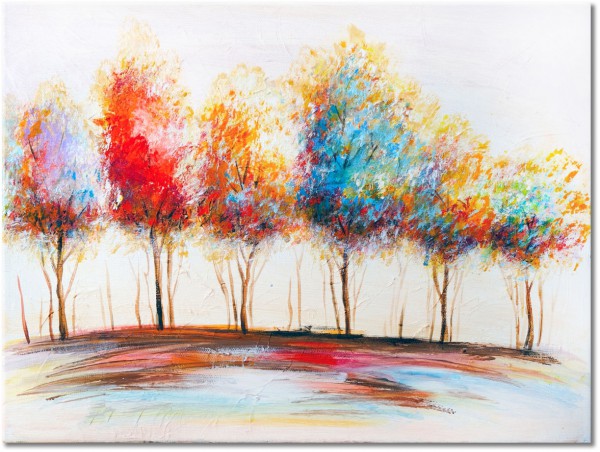 tablou canvas, albastru, arta, bej, copaci, cyan, galben, gri, maro, multicolor, naturi-moarte-alte-picturi, negru, picturi, portocaliu, rosu