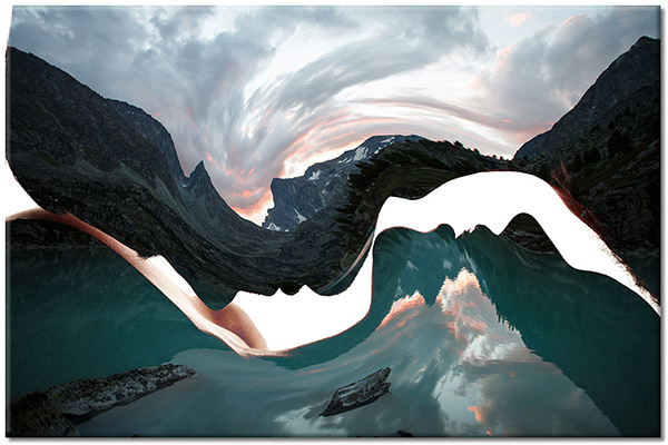 tablou canvas, abstract-fantezie, albastru, arta, arta-contemporana, baruri, cupluri, dubla-expunere, gri, maro