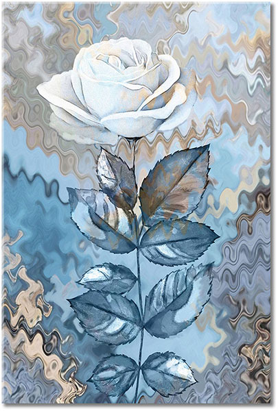 tablou canvas, alb, albastru, arta, bej, cyan, flori, gri, maro, naturi-moarte-alte-picturi, picturi, portocaliu, trandafiri